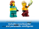 LEGO 60403  City Emergency Ambulance and Snowboarder Vehicle