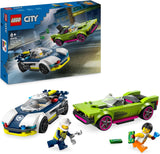 LEGO City Police Car and Muscle Car Chase 60415