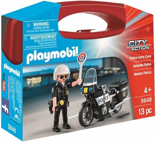 Playmobil 5648 City Action: Police Small Carry Case