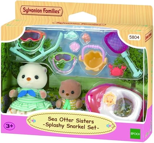 Sylvanian Families - Sea Otter Sisters-Splashy Snorkel Set- 5804