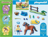 Playmobil 70523 Collective Pony - Welsh, Fun Imaginative Role-Play, PlaySets Suitable for Children Ages 4+