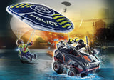 Playmobil City Action 70781 Police Parachute with Amphibious Vehicle
