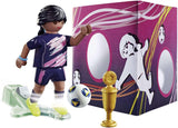 Playmobil 70875 Female Soccer Player, Fun Imaginative Role-Play