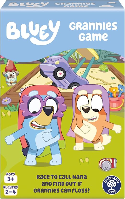 Orchard Toys Official Bluey Grannies Matching and Memory Game