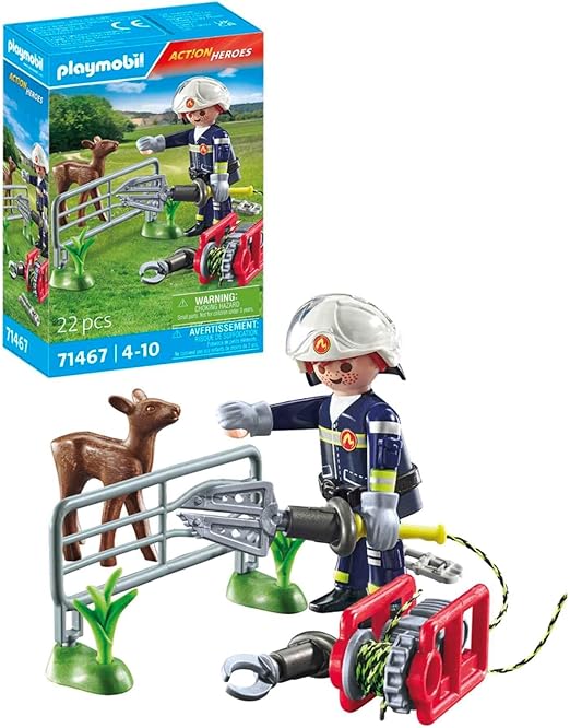 Playmobil 71467 Action Heroes: Firefighting Mission