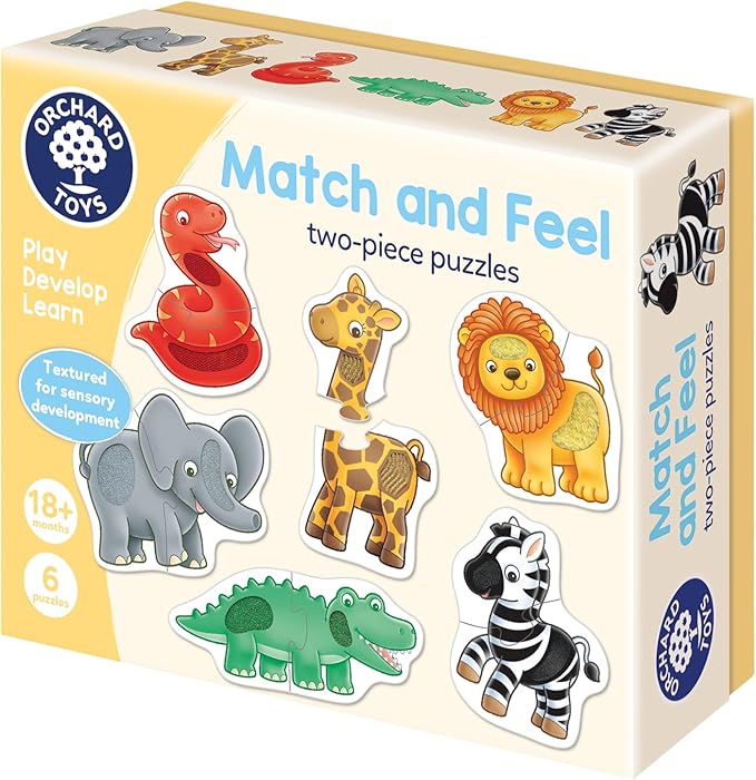 Orchard Toys Match and Feel Puzzles for Toddlers