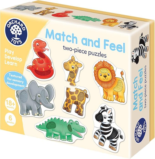 Orchard Toys Match and Feel Puzzles for Toddlers