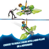 LEGO 71455 DREAMZzz Grimkeeper the Cage Monster Figure Set, Kids Transform Z-Blob into a Mini-Plane or Hoverbike, Includes 2 Minifigures from the TV Show