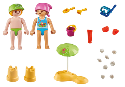 Playmobil 71581 Kids with Sandcastle