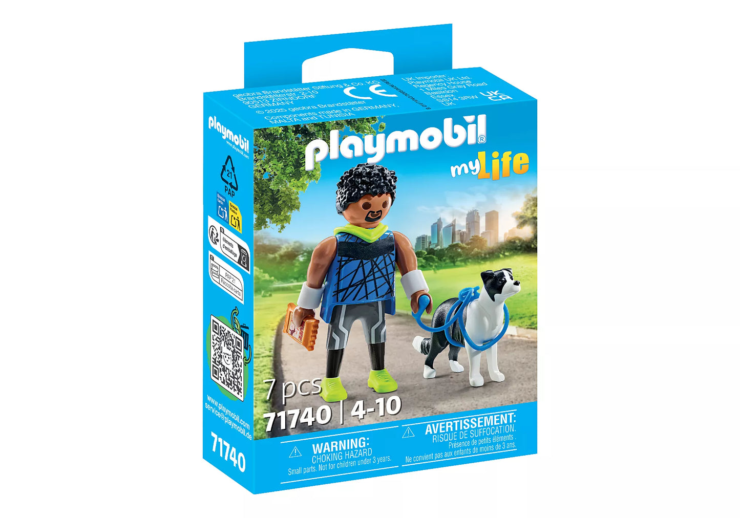 Playmobil 71740 Jogger with Border Collie