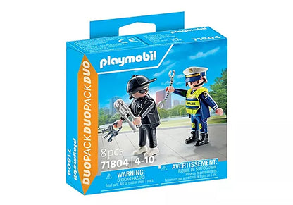 Playmobil 71804 Policeman and Burglar Duo pack