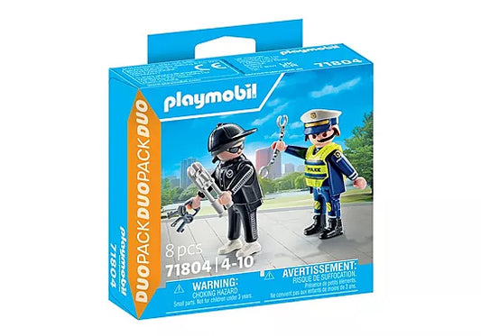 Playmobil 71804 Policeman and Burglar Duo pack