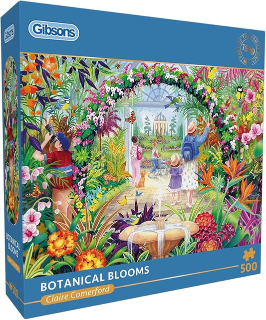 Gibsons Botanical Bloom 500 piece jigsaw puzzle