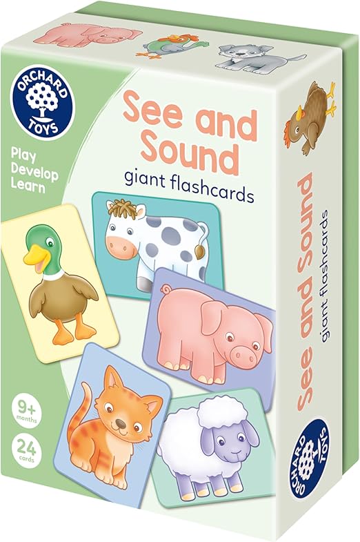 Orchard Toys See and Sound Giant Flashcards