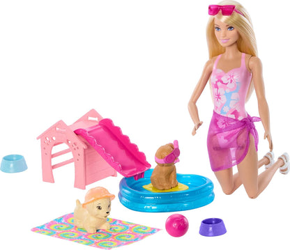 Barbie Puppy Pool Party