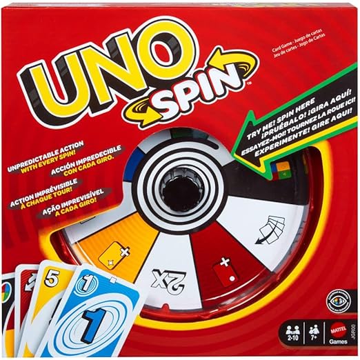 Mattel Games UNO Spin Card Game for Kid