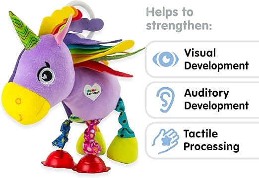 LAMAZE Тilly Twinklewings - Clip on Pram & Pushchair Newborn Baby Toy,