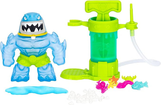 Heroes of Goo Jit Zu Hero Creator Thrash with 3 unique goo fillings, Mix, Fill & Create your own stretchy Action Figure
