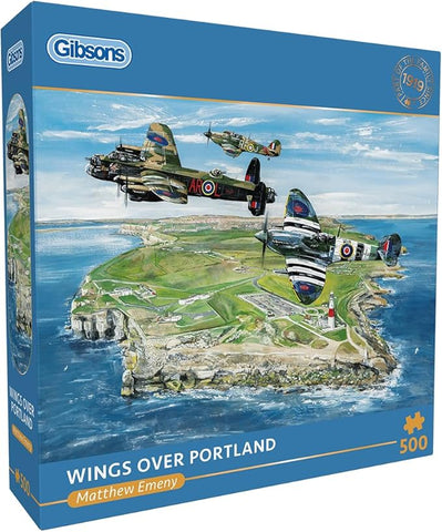 Gibsons Wings Over Portland 500 Piece Jigsaw Puzzle