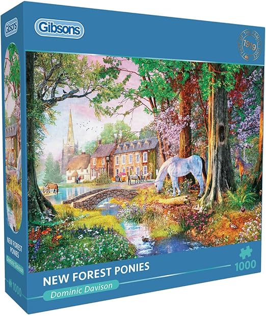 New Forest Ponies 1000 Piece Jigsaw Puzzle