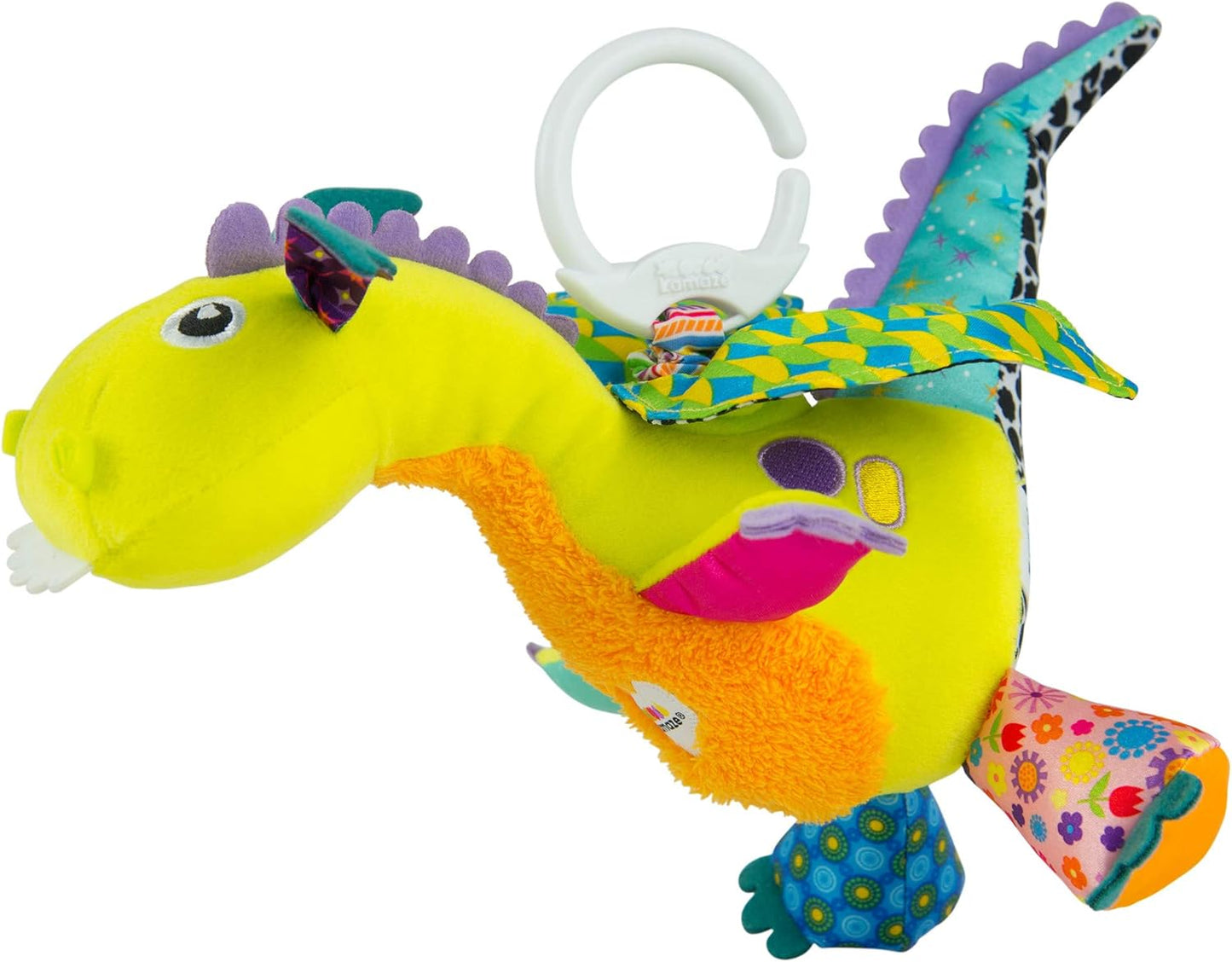 LAMAZE Flip Flap Dragon, Clip on Pram