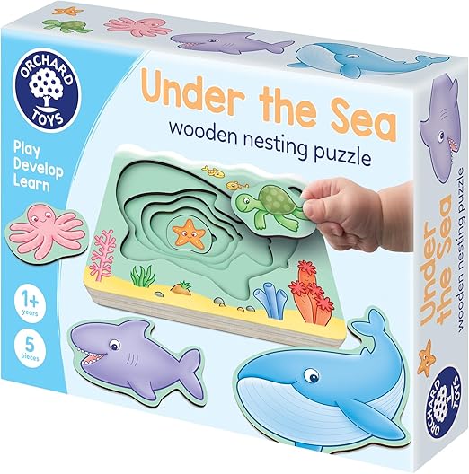 Orchard Toys Under The Sea Wooden Nesting Puzzles