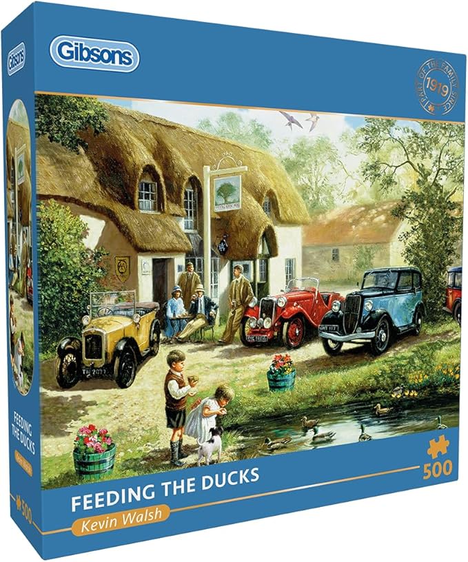 Gibsons Feeding the Ducks 500 Piece Jigsaw Puzzle
