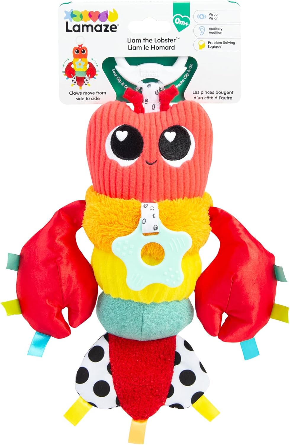 Lamaze Liam Lobster clip