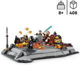 LEGO 75334 Star Wars Obi-Wan Kenobi vs. Darth Vader Set, Buildable Action Toy for Kids