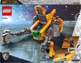 LEGO 76254 Marvel Baby Rocket's Ship Set, Guardians of the Galaxy Volume 3 Spaceship Building Toy for Kids with Raccoon Super Hero Minifigures