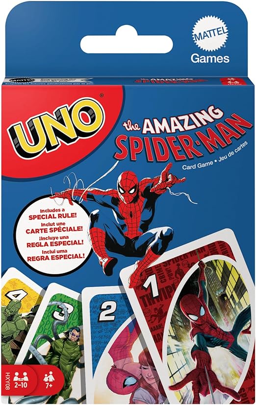 Mattel Games UNO The Amazing Spider-Man Card Game for Kids