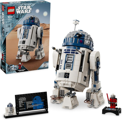 LEGO Star Wars R2-D2 Model Set, Buildable Toy Droid Figure 75379