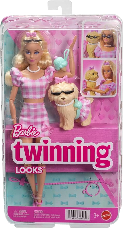 Barbie Twinning Looks Pink