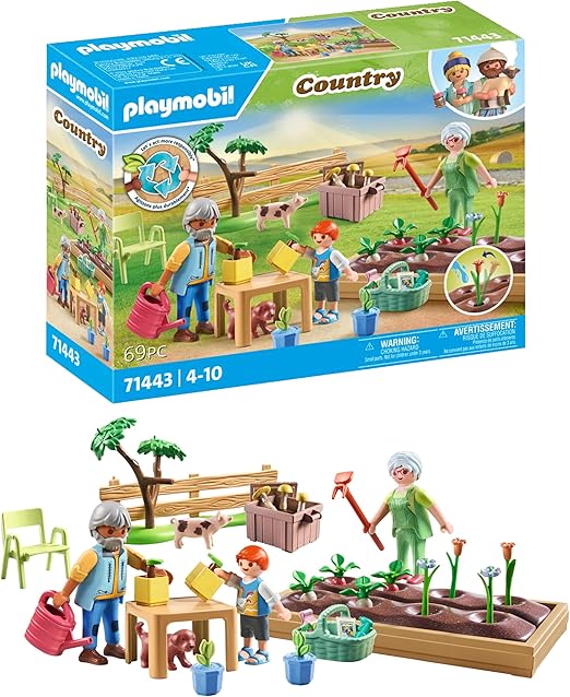 Playmobil 71443 Country: Vegetable Garden with Grandparents