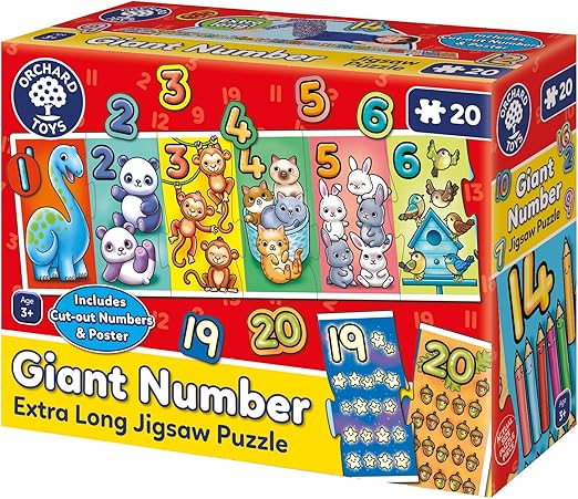 Orchard Toys Giant Number, Educational and Fun Puzzle