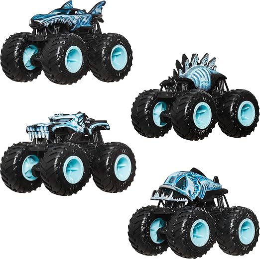 Hot Wheels Monster Truck X-Ray 4 Pack
