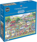 Gibsons Caravan Chaos Jigsaw Puzzle (1000 Pieces)