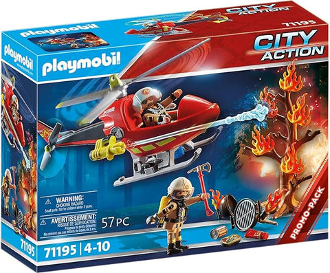 Playmobil 71195 City Action Fire Helicopter