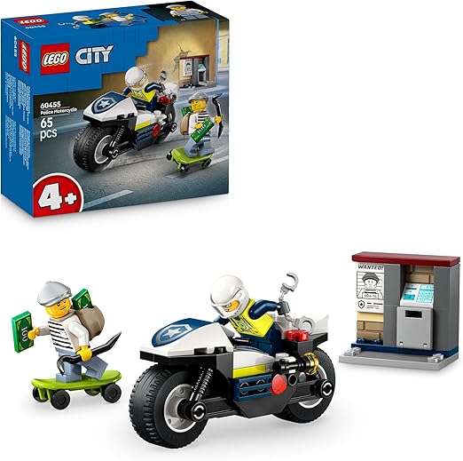 LEGO City Police Motorcycle Chase Set 60455