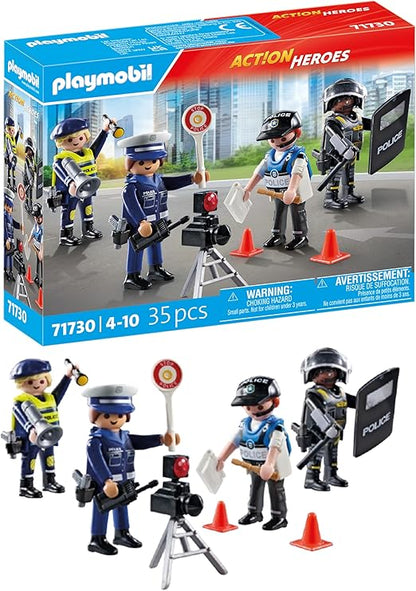 Playmobil | Action Heroes | Police Figure Set 71730