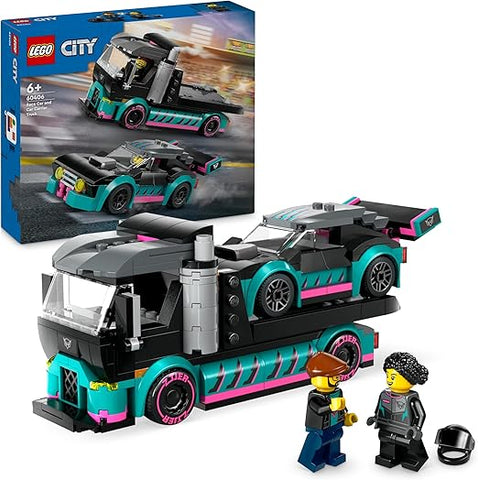 LEGO City Race Car and Car Carrier Truck Toy 60406
