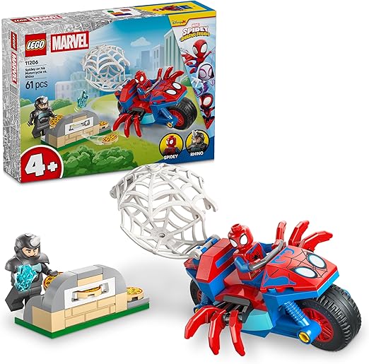 Lego 11206 Marvel Spidey on Motorcycle vs. Rhino