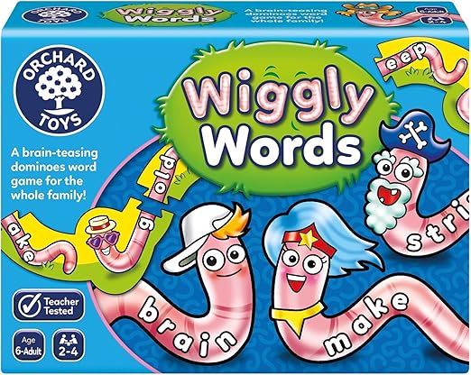 Orchard Toys Wiggly Words Game, Educational and Fun Spelling Gam
