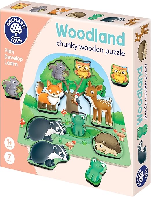 Orchard Toys Woodland Chunky Wooden Puzzle