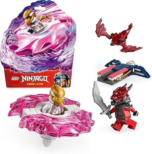 LEGO NINJAGO 71824 Sora’s Dragon Spinjitzu Spinner Set