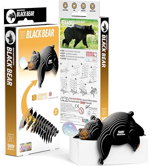Eugy 3D Black Bear