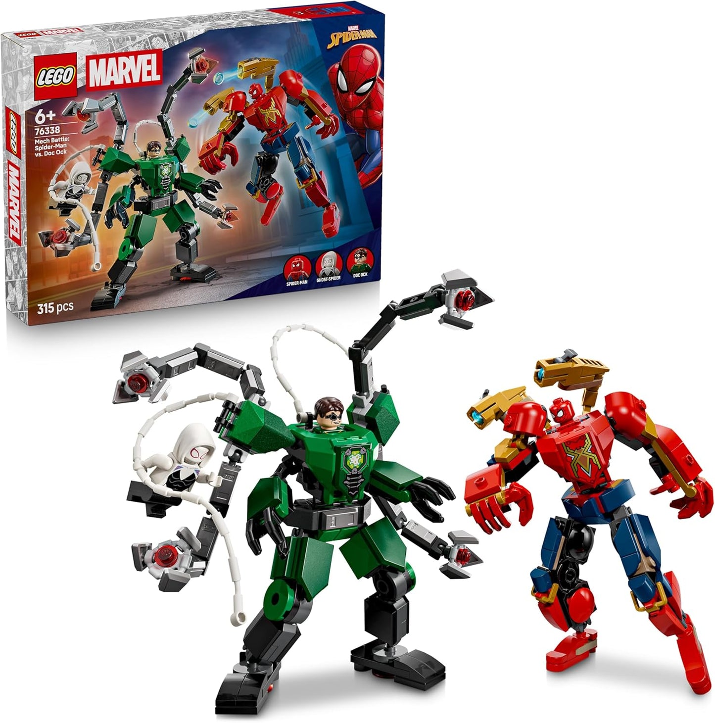 Lego 76338 Marvel Mech Battle: Spider-Man vs. Doc Ock