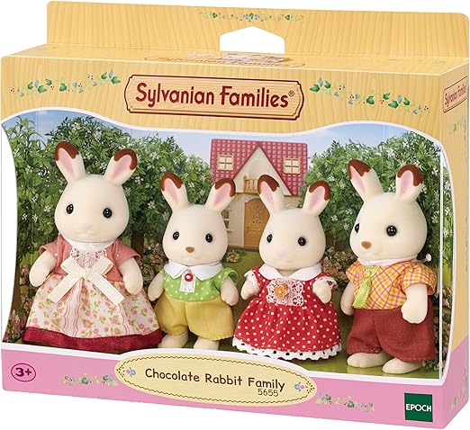Sylvanian Families ‎Plastic Chocolate Rabbit Family