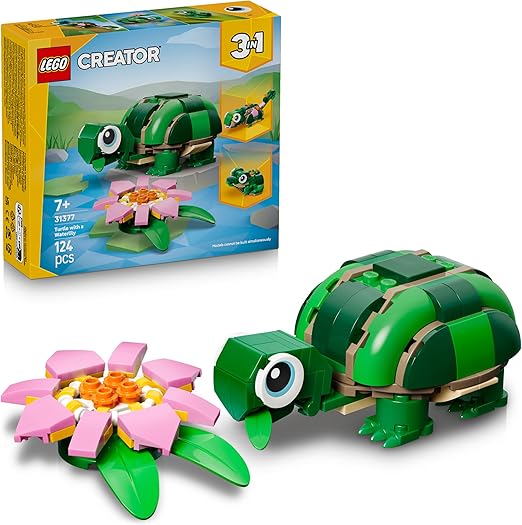 Lego 31377 Creator Turtle with Water Lily Flower