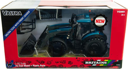Britains Valtra T234 with Front Loader - Diecast Toy Tractor Farm Toys 1 32 Scale
